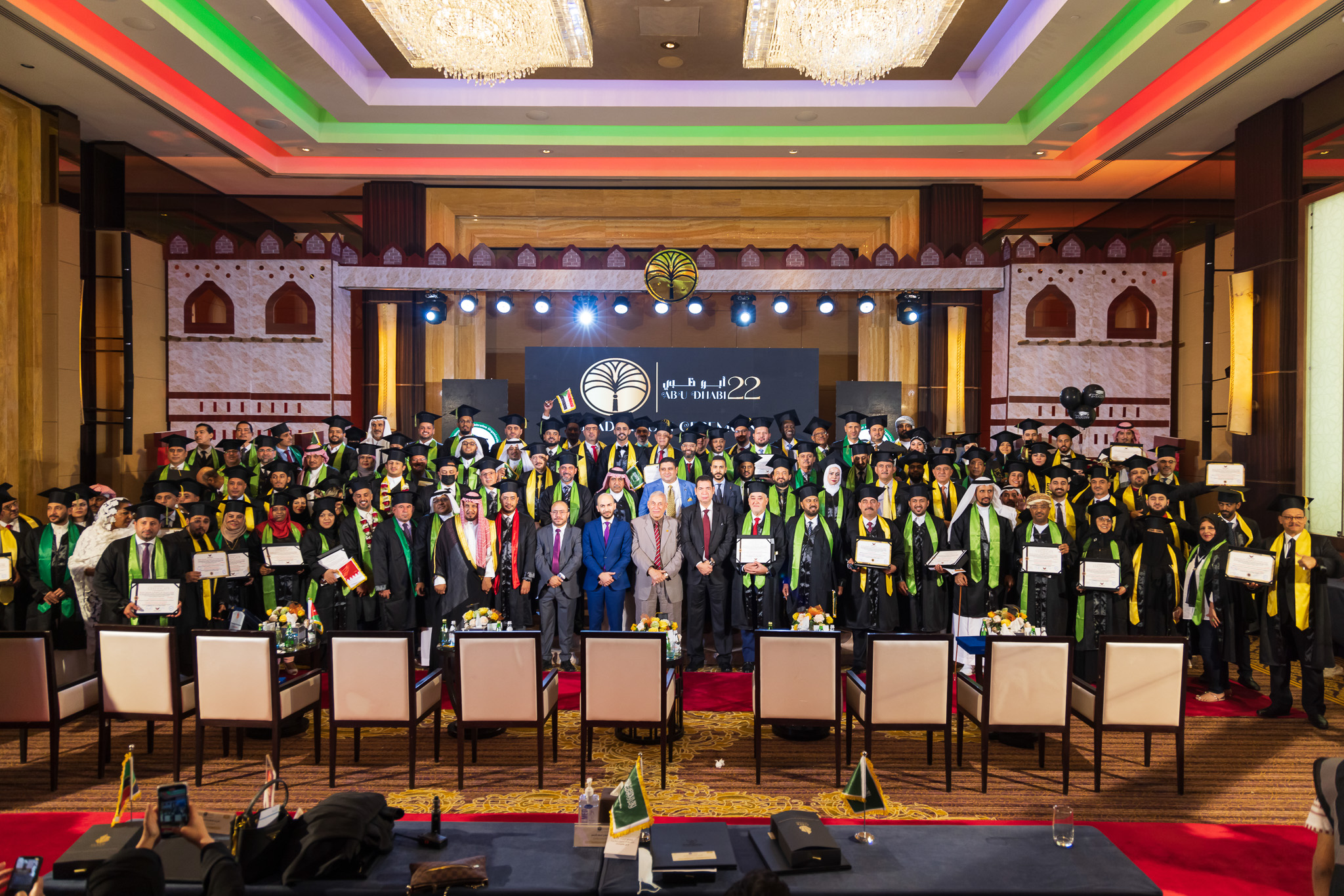 Holders of master's, doctoral, and fellowship degrees